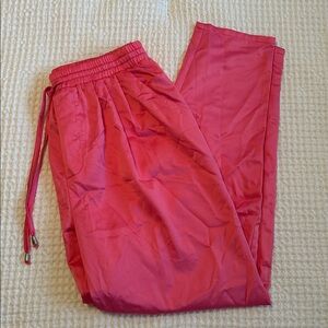 Elastic Silk Hot Pink Pants